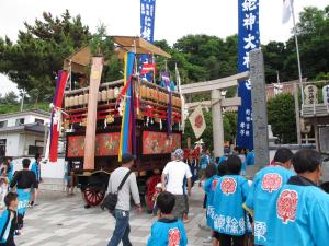 江差姥神大神宮渡御祭。