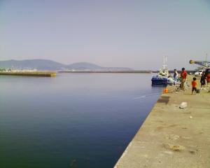 絶好の釣り日和でも釣人はまばら
