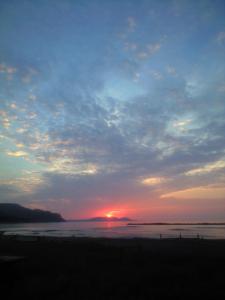 祭りの後の夕焼け空|Copyright (C) Kazuo Yamamoto