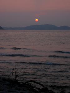 雨上がりの落日|Copyright (C) Kazuo Yamamoto 雨上がりの落日|Copyright (C) Kazuo Yamamoto
