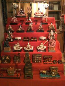 A set of Hina Dolls at Otaru Museum