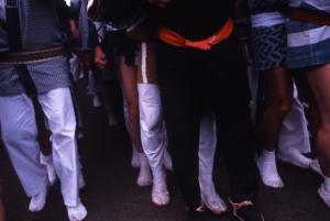 神輿担ぎ手の躍動|Copyright (C) Kazuo Yamamoto