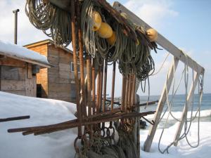 朝里、雪解けの海| Copyright (C) Kazuo Yamamoto 朝里、雪解けの海| Copyright (C) Kazuo Yamamoto
