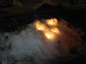 雪あかり最終日 雪あかり最終日