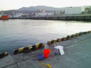 第一埠頭で 第一埠頭で