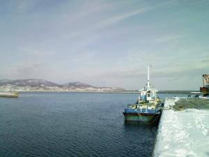 旧貯木場から 旧貯木場から