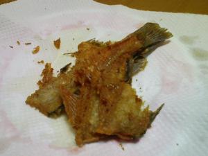 骨もじっくり揚げてバリバリいただきました
