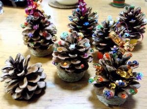 松ぼっくりミニツリー