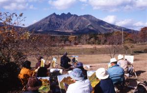阿蘇根子岳写生会|Copyright (C) Kazuo Yamamoto