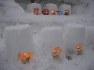 『雪あかりの路』銭函会場 『雪あかりの路』銭函会場