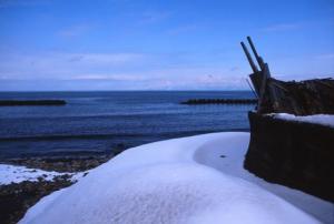 冬の海、銭函 | Copyright (C) 2008 Kazuo Yamamoto.