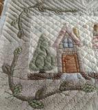 ハウスのキルティング中